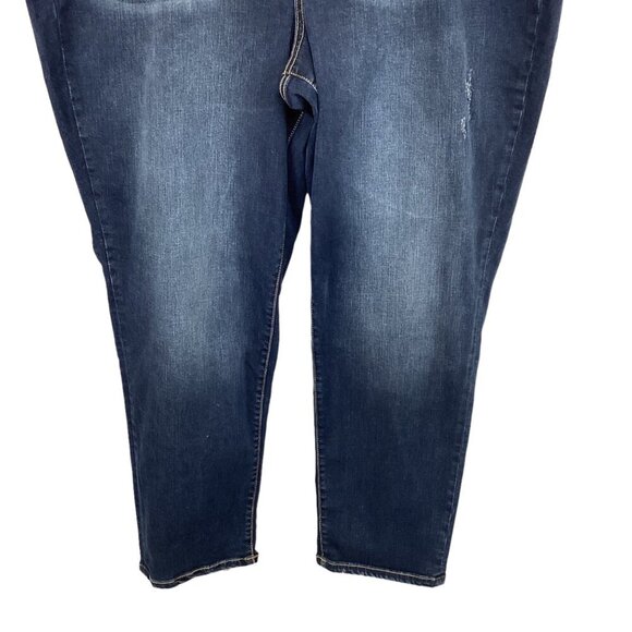 Slink NWT  Jeans Curvy Fit Size 24 Stretch Denim Plus Karina Style NEW Dark Deni - Picture 6 of 10